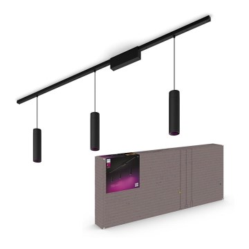 Philips - 3 db LED RGBW dimmelhető kábeles függeszték szett a Hue sínrendszerhez PERIFO LED/15,6W/230V 2000-6500K