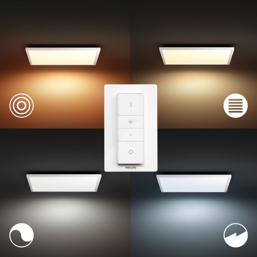Philips - LED Dimmelhető beépíthető panel Hue AURELLE LED/46,5W/230V + távirányító