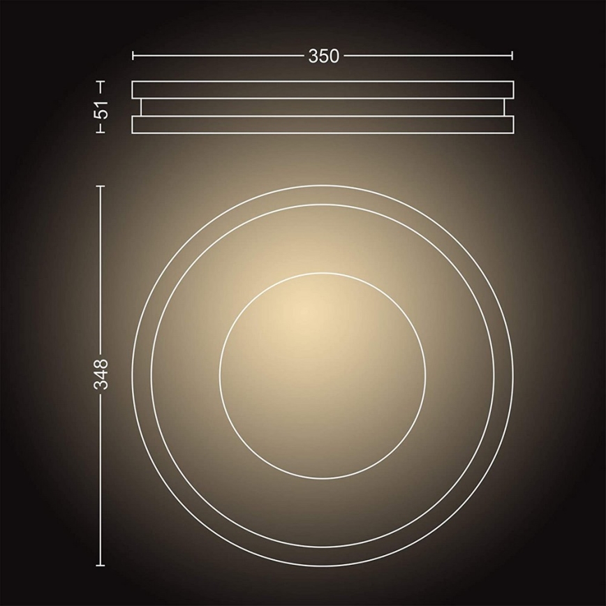 Philips - LED fényerőszabályozható világítótest Hue BEING LED/27W/230V + távirányító