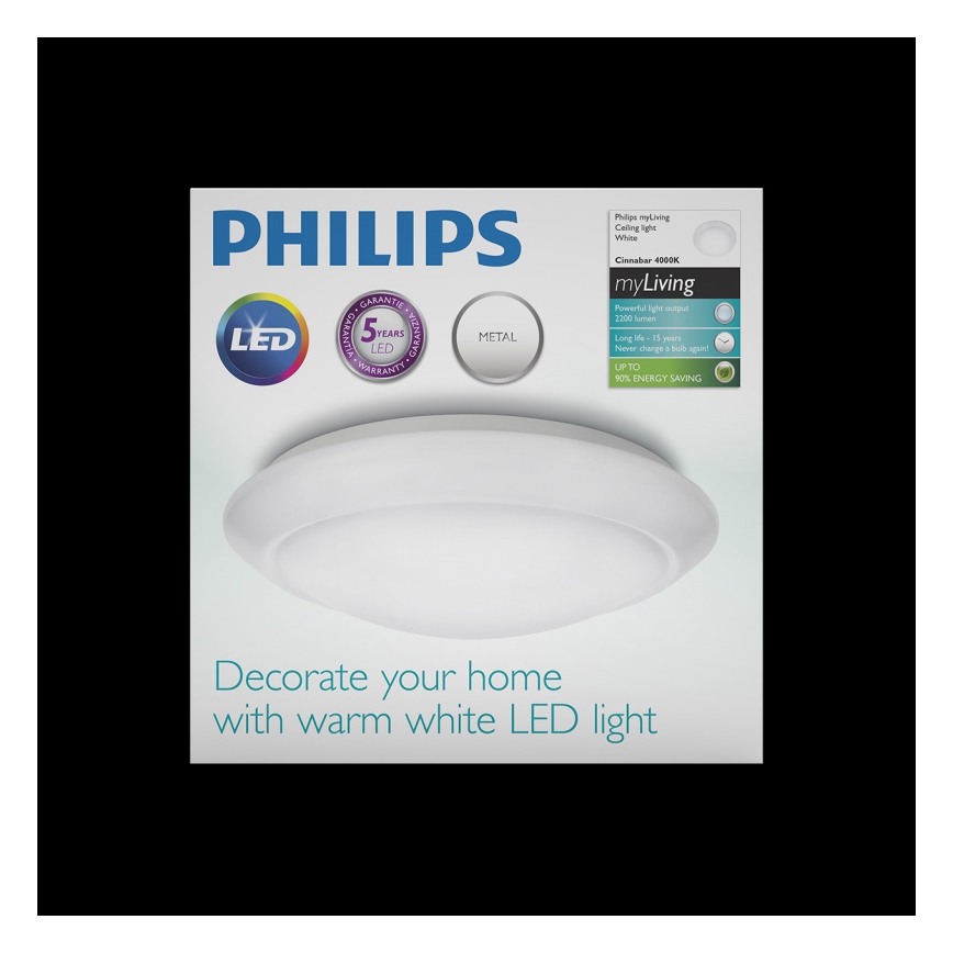 Philips - LED mennyezeti lámpatest LED/20W/230V 4000K