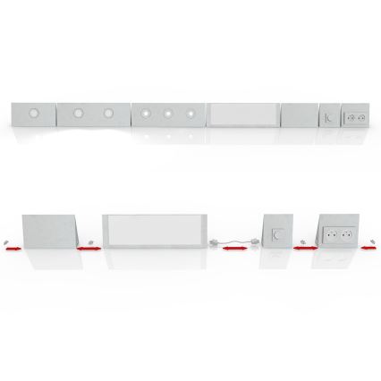 Philips 33466/17/36 - Foglalat MYKITCHEN FENESSE 2x230V