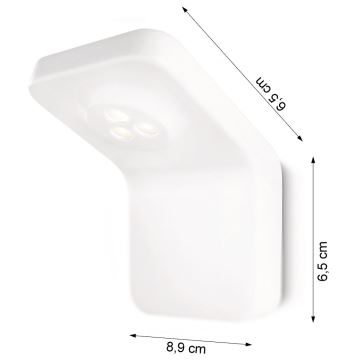 Philips 34212/31/16 - LED Szabályozható fürdőszobai lámpa INSTYLE LED/7,5W/230V
