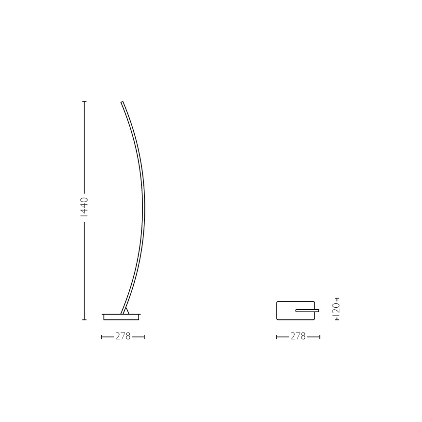 Philips 38922/17/P1 - LED Állólámpa MYLIVING HEXAGON LED/22W/230V