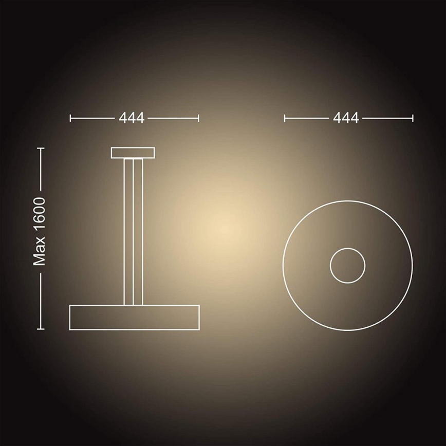 Philips - LED dimmelhető függeszték kábellel FAIR LED/33,5W/230V 2200-6500K + távirányító