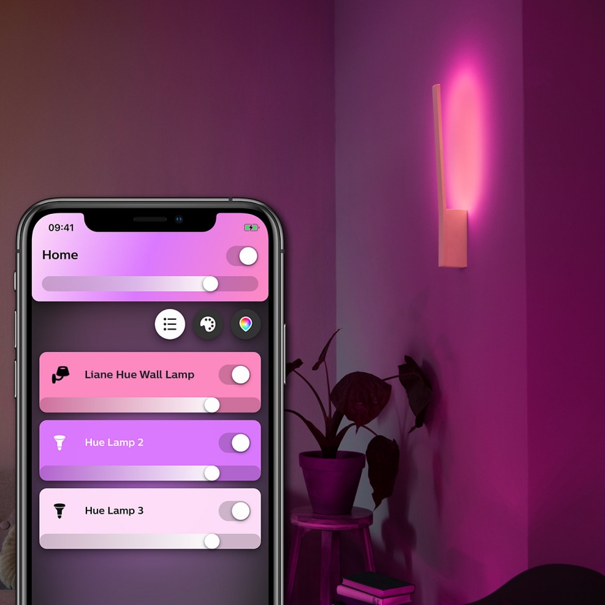 Philips 40902/31/P9 - LED Fali lámpa HUE LIANE 1xLED/12W/230V
