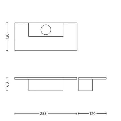Philips 40942/30/16 - LED Fali lámpa INSTYLE MATRIX 1xLED/4,5W/230V