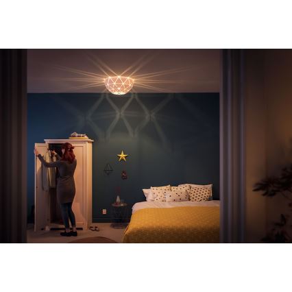 Philips 40964/31/PN - Mennyezeti lámpa MYLIVING SANDALWOOD 1xE27/60W/230V