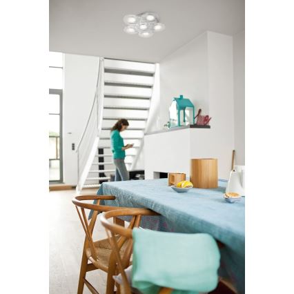 Philips 40970/48/16 - VAGA LED-es mennyezeti lámpa 6xHighPower LED/2,5W/230V