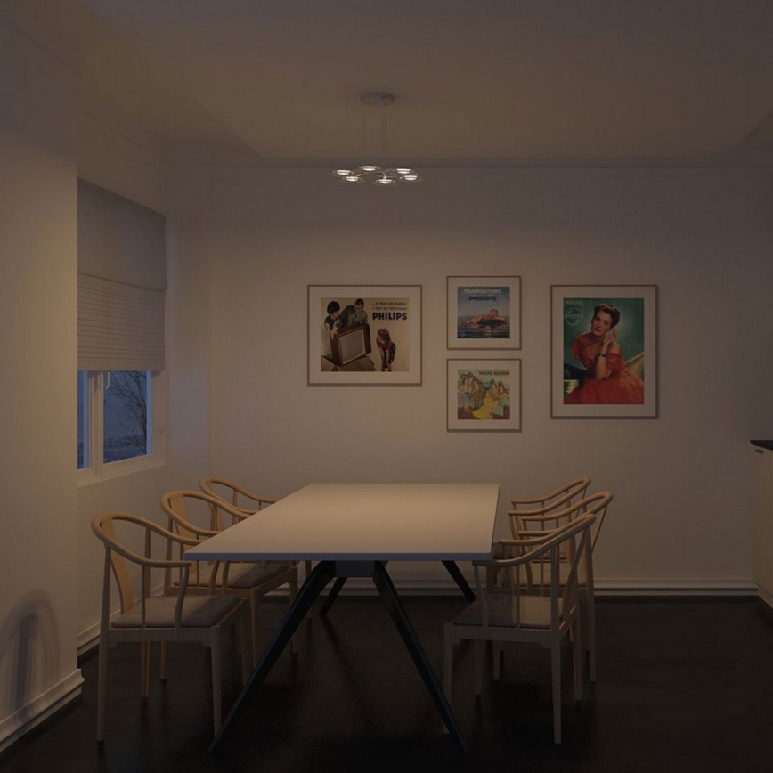 Philips 40972/48/16 - VAGA LED-es függeszték 6xHighPower LED/2,5W