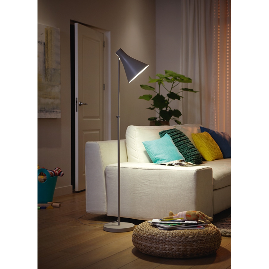 Philips 42261/30/16 - Állólámpa Drin fekete 1xE27/23W/230V