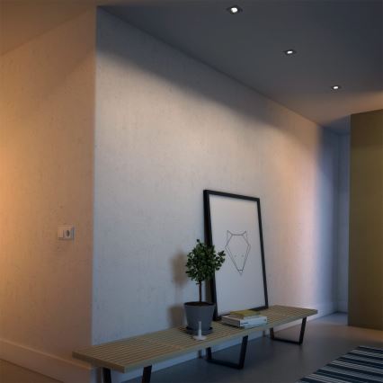 Philips 50123/87/P0 - KÉSZLET 3x LED Szabályozható beépíthető lámpa CASEMENT LED/4,5W/230V