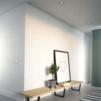 Philips 50123/87/P0 - KÉSZLET 3x LED Szabályozható beépíthető lámpa CASEMENT LED/4,5W/230V