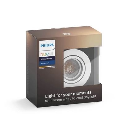 LED Dimmelhető beépíthető lámpa Philips HUE MILLISKIN 1xGU10/5,5W/230V fehér