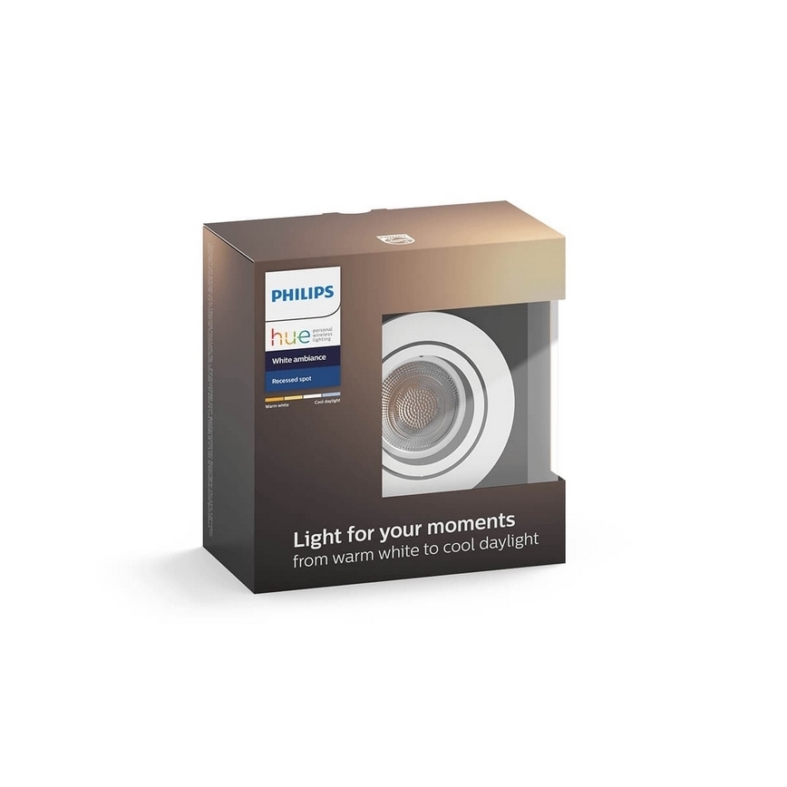 LED Dimmelhető beépíthető lámpa Philips HUE MILLISKIN 1xGU10/5,5W/230V fehér