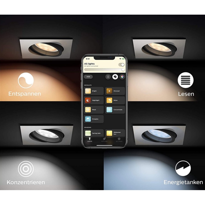 Philips  - LED Szabályozható lámpa Hue MILLISKIN 1xGU10/5W/230V