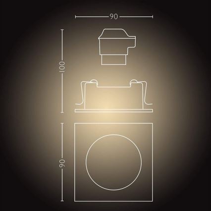 Philips  - LED Szabályozható lámpa Hue MILLISKIN 1xGU10/5W/230V