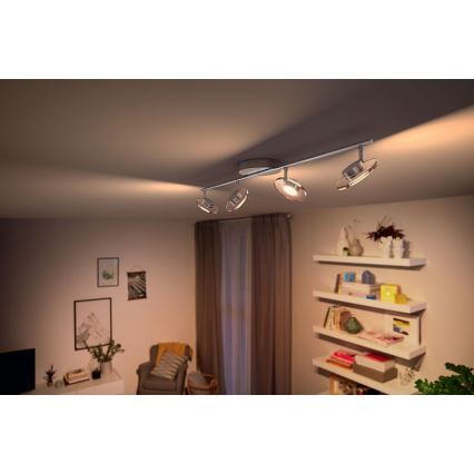 Philips 50444/11/P0 - LED spotlámpa MYLIVING GLISSETTE 4xLED/4,5W/230V