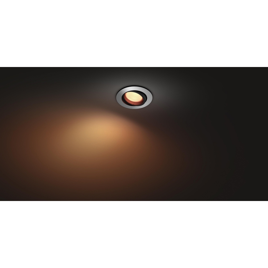 Philips 50451/48/P7 - LED RGB Beépíthető lámpa HUE CENTURA 1xGU10/5,7W/230V