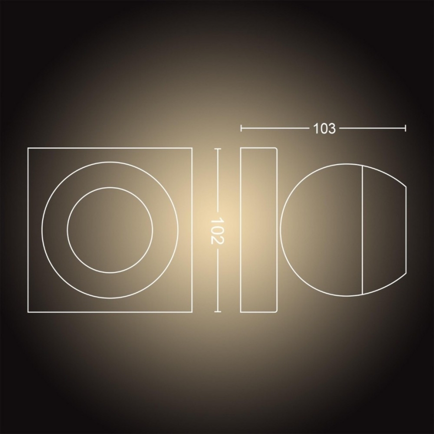 Philips - Hue BUCKRAM 1xGU10/5W/230V LED dimmelhető spotlámpa + távirányító