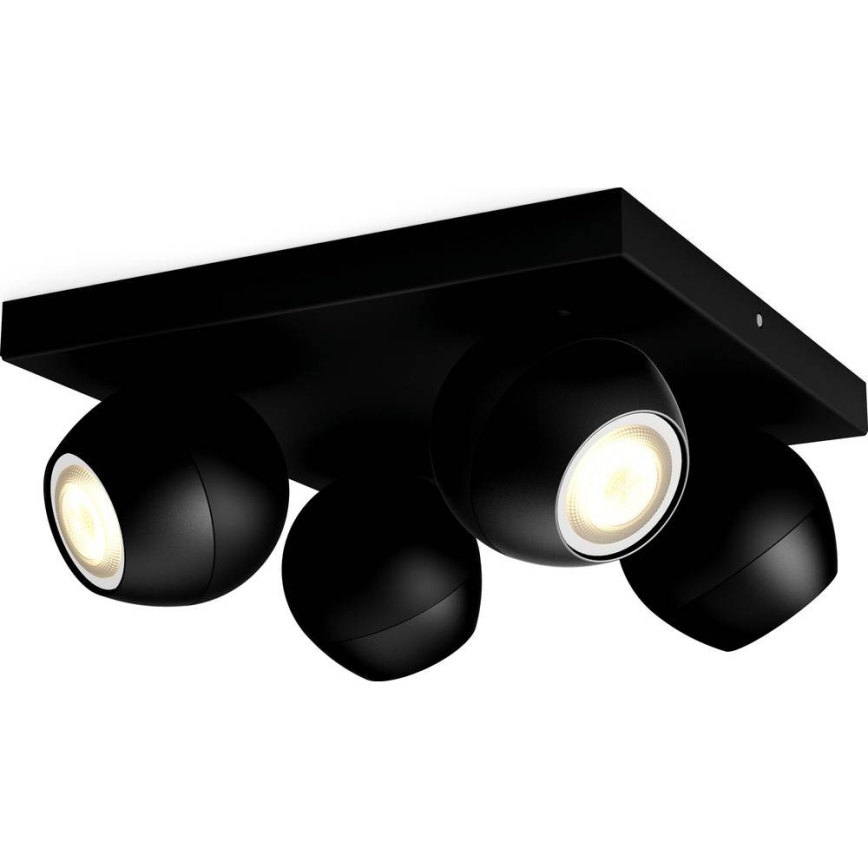 Philips - Hue BUCKRAM 4xGU10/5W/230V állítható fényerejű LED spotlámpa + távirányító