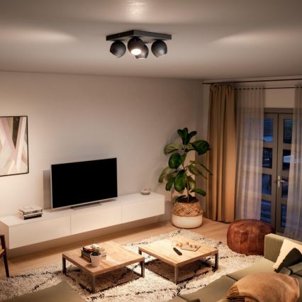 Philips - Hue BUCKRAM 4xGU10/5W/230V állítható fényerejű LED spotlámpa + távirányító