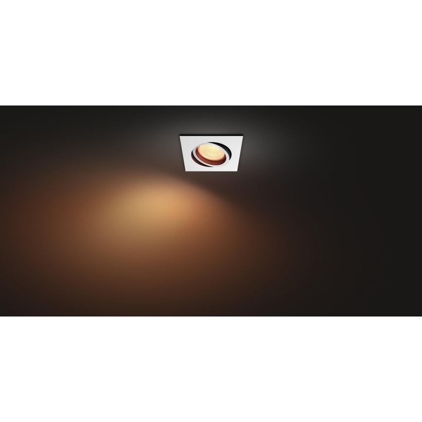 Philips 50551/31/P7 - LED RGB Beépíthető lámpa HUE CENTURA 1xGU10/5,7W/230/24