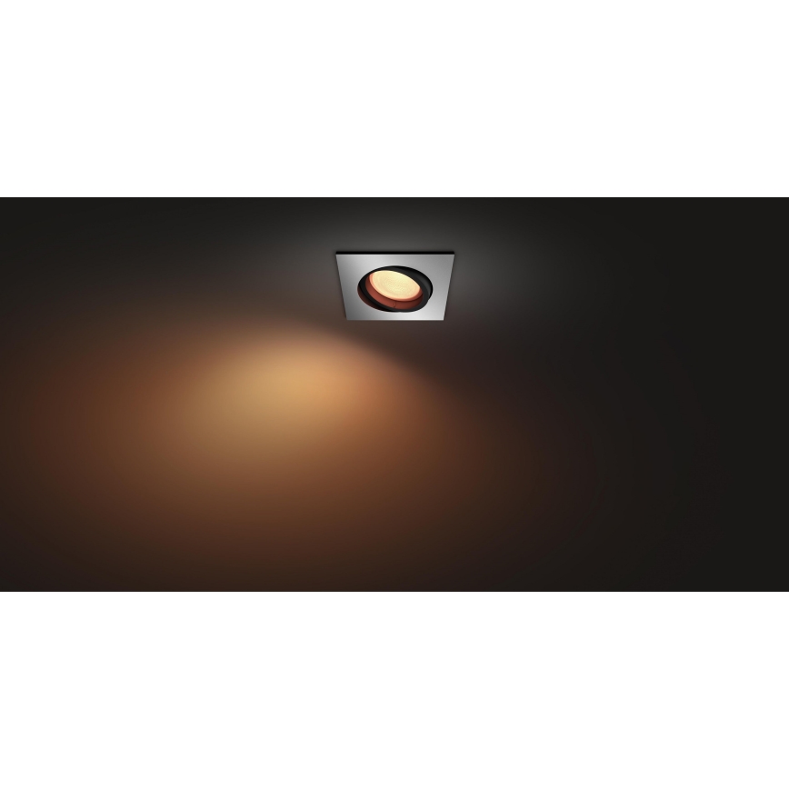 Philips 50551/48/P7 - LED RGB Beépíthető lámpa HUE CENTURA 1xGU10/5,7W/230/24