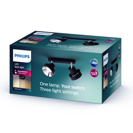 Philips 50602/30 / P0 - LED Dimmelhető spotlámpa BUKKO 2xLED/4,5W/230V
