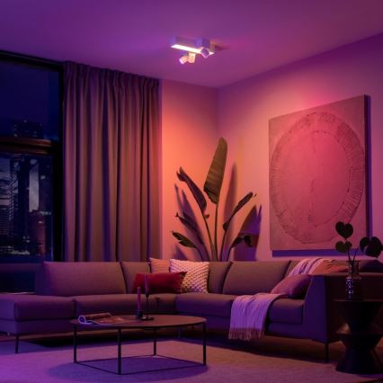 Philips - LED RGBW állítható fényerejű spotlámpa LED/25W/230V + 3xGU10/5,7W