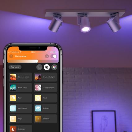 Philips 50623/48/P7 - LED Spotlámpa HUE ARGENA 3xGU10/5,7W/230V