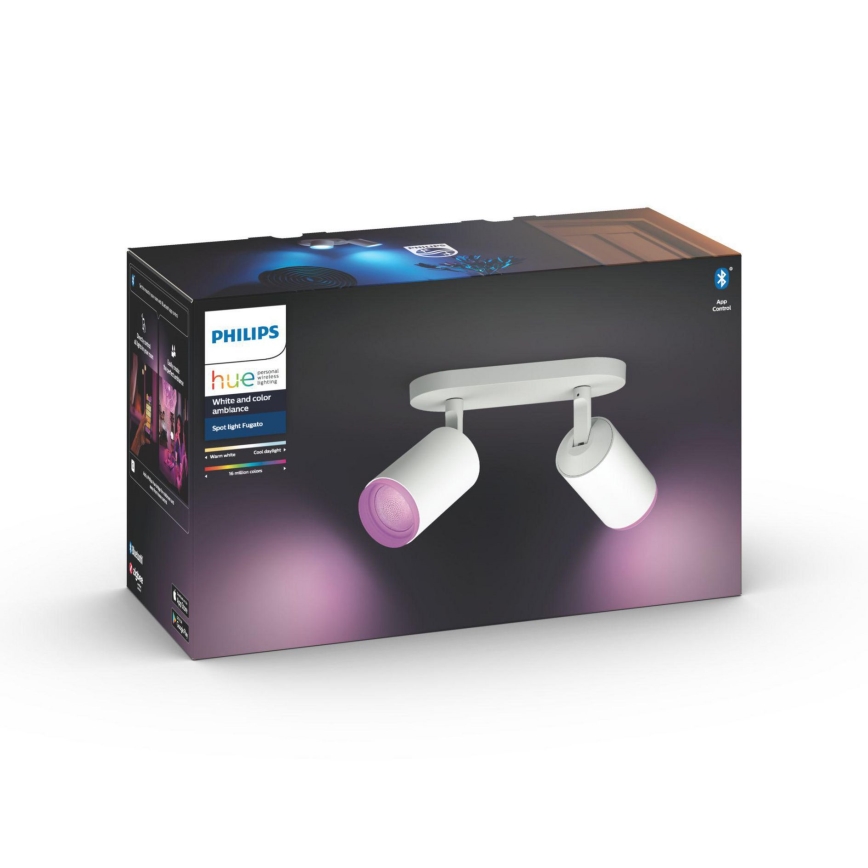Philips 50632/31/P7 - LED Spotlámpa HUE FUGATO 2xGU10/5,7W/230V