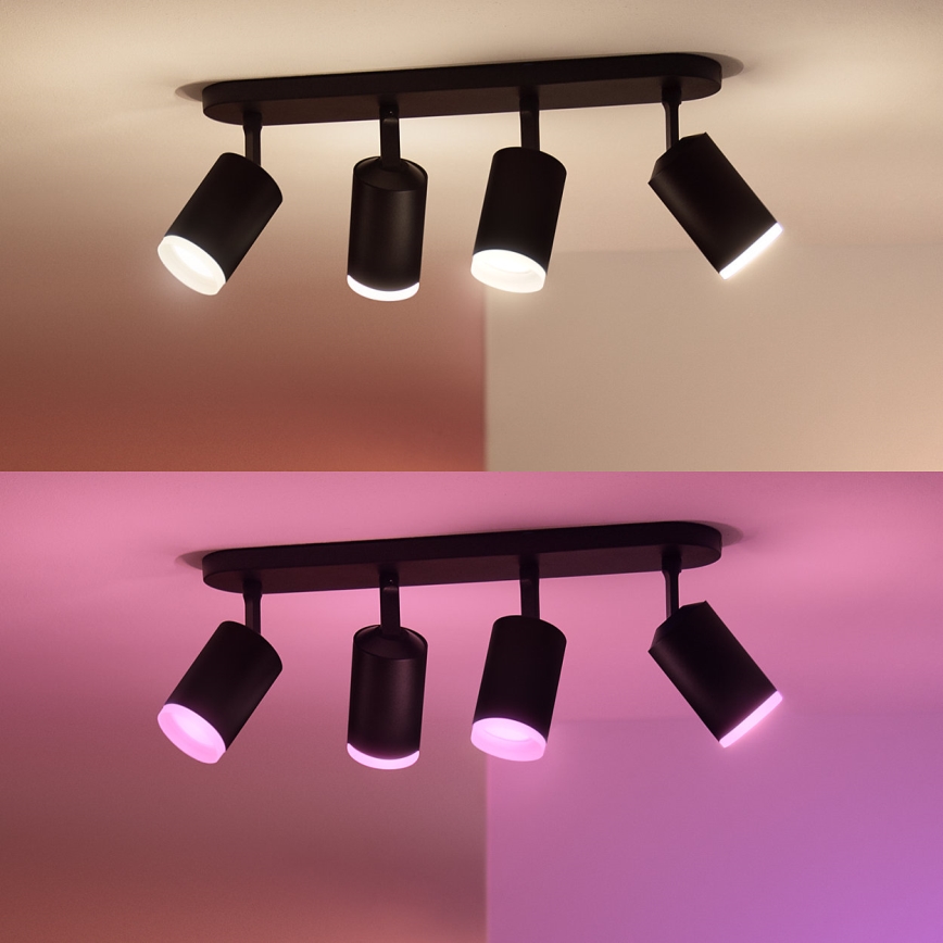 Philips 50634/30/P7 - LED Spotlámpa HUE FUGATO 4xGU10/5,7W/230V