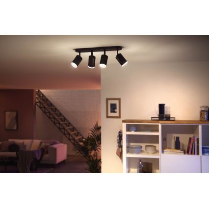 Philips 50634/30/P7 - LED Spotlámpa HUE FUGATO 4xGU10/5,7W/230V