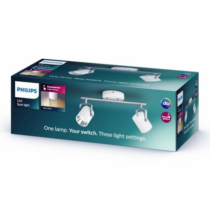 Philips - LED spotlámpa 2xLED/4,3W/230V 2200/2500/2700K