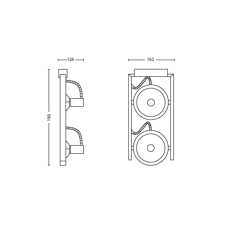 Philips 53062/48/PN - Spotlámpa FAST 2xG9/42W/230V