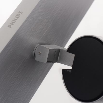 Philips - Matt króm spotlámpa 3xGU10/20W/230V