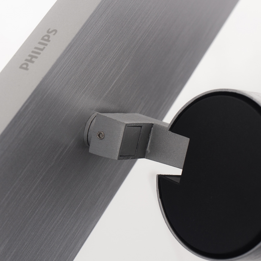 Philips - Matt króm spotlámpa 3xGU10/20W/230V