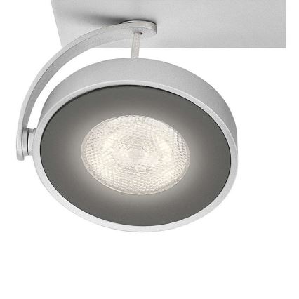 Philips 53172/48/16 - LED spotlámpa MYLIVING CLOCKWORK 2xLED/4W/230V