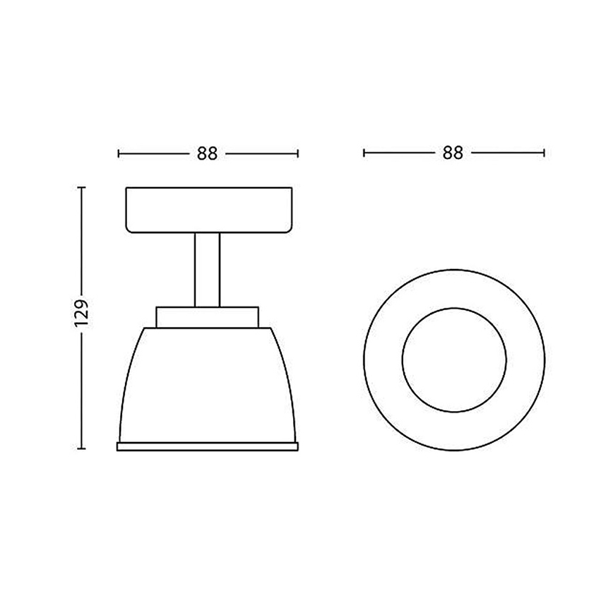 Philips 53350/17/16 - LED spotlámpa COUNTY 1xLED/4W/230V