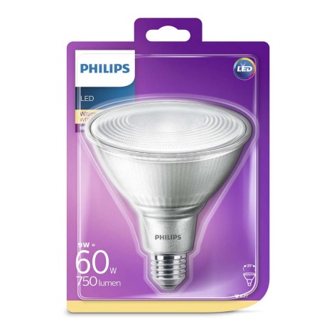 Philips 538622 - LED Izzó E27/9W/230V 2700K