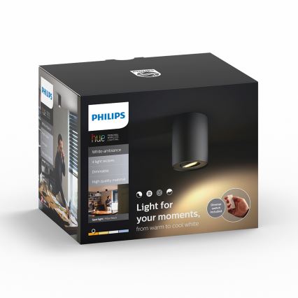 Philips 56330/30/P7 - LED Spotlámpa PILLAR HUE 1xGU10/5,5W/230V