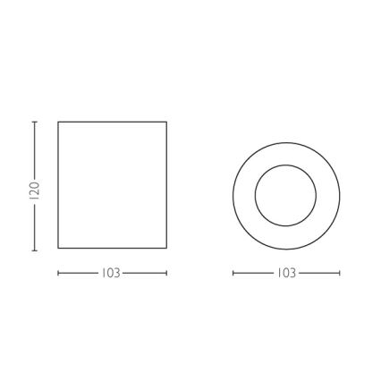 Philips 56330/30/P8 - LED Spotlámpa PILLAR HUE 1xGU10/5,5W/230V