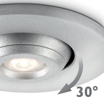Philips 57983/48/16 - KÉSZLET 3x LED Szabályozható fürdőszobai lámpa TALITHA LED/2W