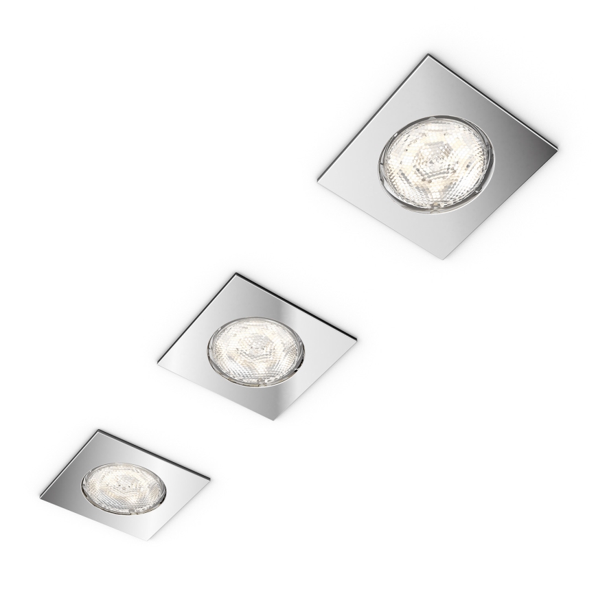 Philips 59007/11/P0 - SADA 3x LED Beépíthető lámpa MYBATHROOM DREAMINESS 3xLED/4,5W/230V
