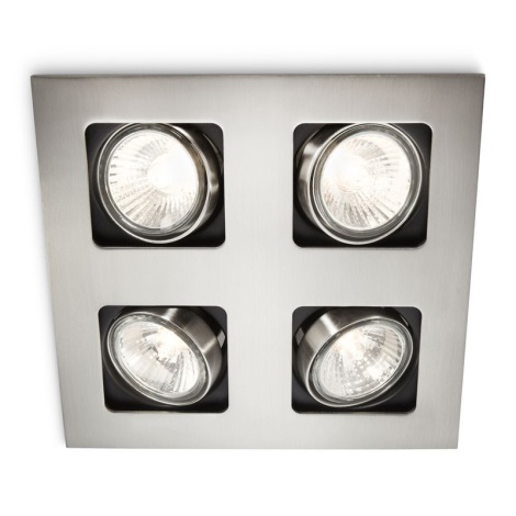 Philips 59304/17/16 - Fürdőszobai beépíthető lámpa MYLIVING ACAMAR 4xGU10/35W