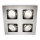 Philips 59304/17/16 - LED fürdőszobai süllyesztett lámpa ARTEMIS 4xLED-GU10/10W + 4xGU10/50W/230V