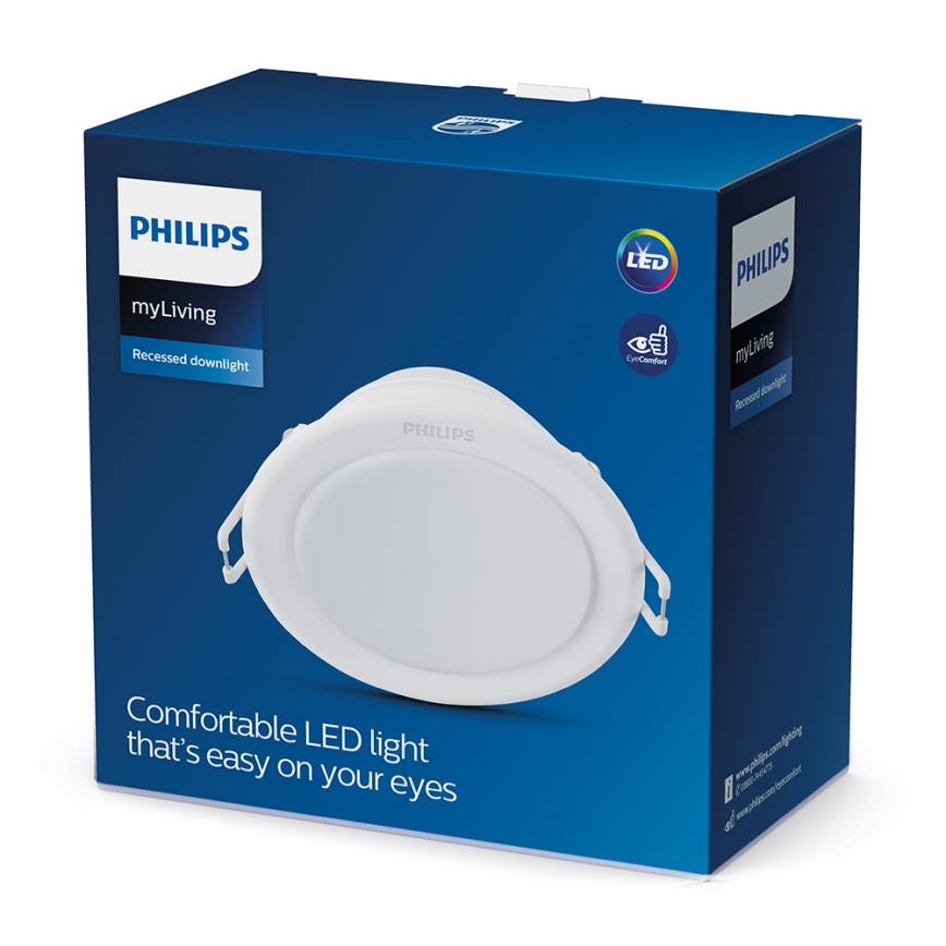 Philips - LED Beépíthető lámpa 1xLED/5,5W/230V 6500K