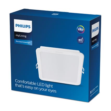 Philips - LED beépíthető lámpatest LED/12,5W/230V 3000K