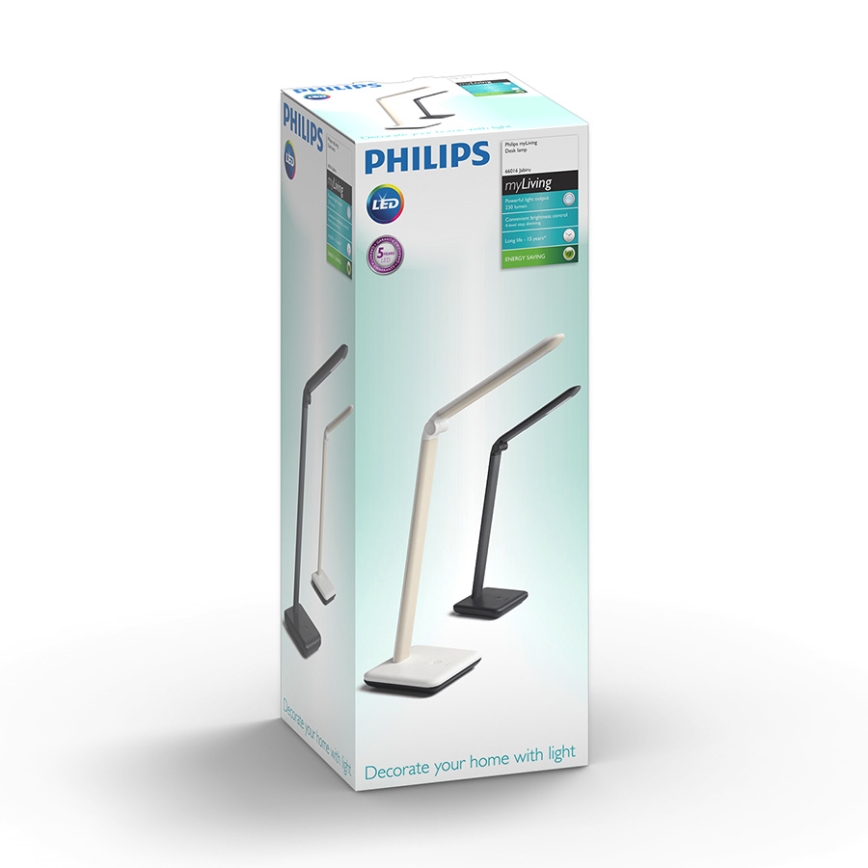 Philips 66016/31/P3 - LED Dimmelhető asztali lámpa JABIRU LED/4,5W/230V fehér