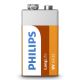 Philips 6F22L1B/10 - cink-klorid elem 6F22 LONGLIFE 9V 150mAh